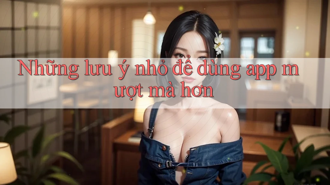 Những lưu ý nhỏ để dùng app mượt mà hơn