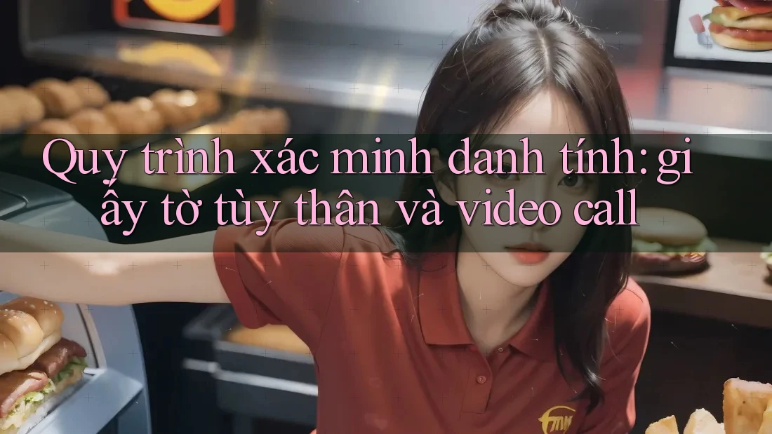 Quy trình xác minh danh tính: giấy tờ tùy thân và video call