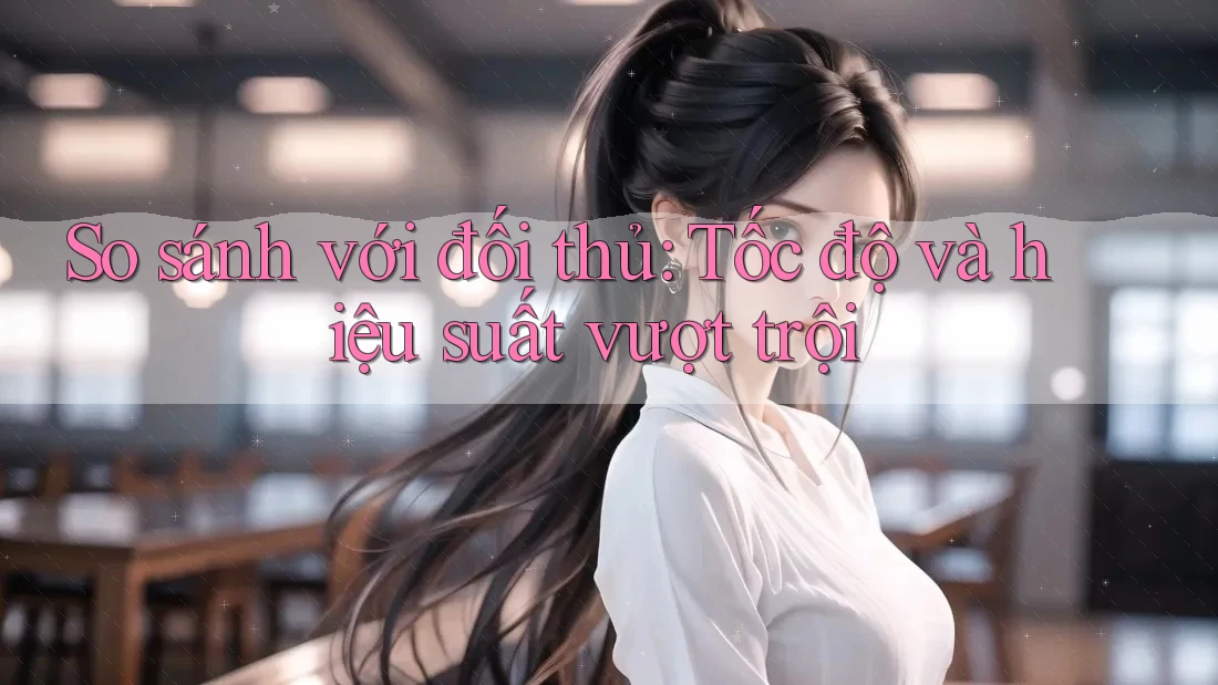 So sánh với đối thủ: Tốc độ và hiệu suất vượt trội