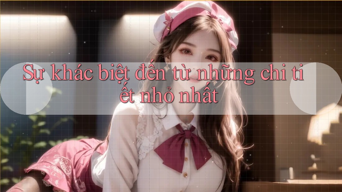Sự khác biệt đến từ những chi tiết nhỏ nhất