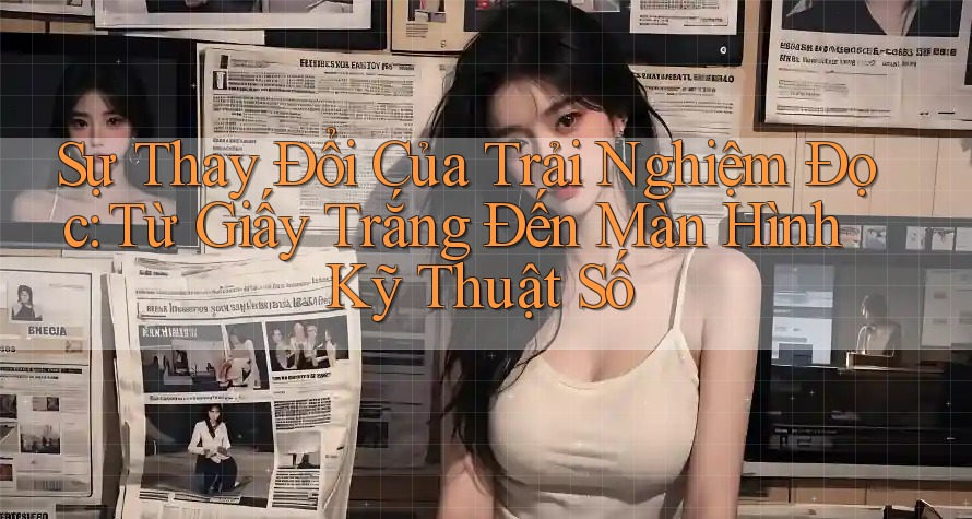 Sự Thay Đổi Của Trải Nghiệm Đọc: Từ Giấy Trắng Đến Màn Hình Kỹ Thuật Số
